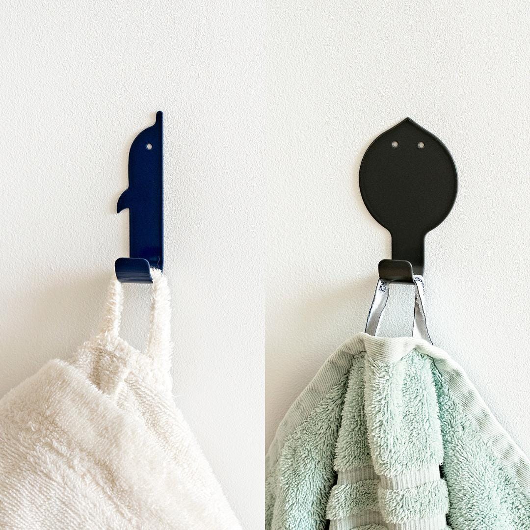 Towel Hangers for Kids, Playful Bathroom Hooks, Animal-themed Towel ...