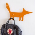 Kids Wall Hook Fox Theme Coat Hanger Kids Room Playful Coat Rack Home Decor Gift For Kid Occasion