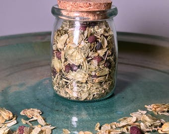 Mezcla de té Warm The Heart / té que calienta el corazón / bayas de espino / lúpulo / flor de la pasión / té orgánico