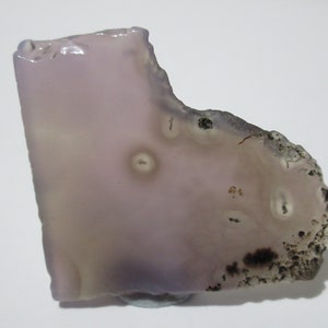 Purple Moss Agate Polished Slice (India)