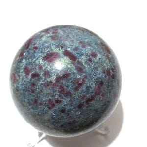 Ruby and Kyanite Sphere (6.0 cms diameter - 426g)