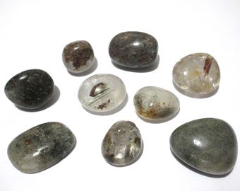 WHOLESALE LOT - 10 Included Quartz Tumble Stones