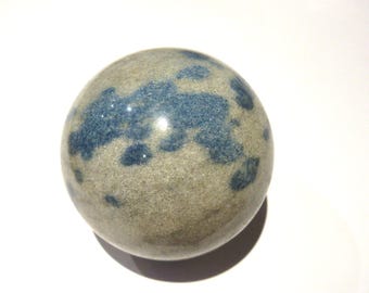 Lazurite in Quartz Sphere - Madagascar