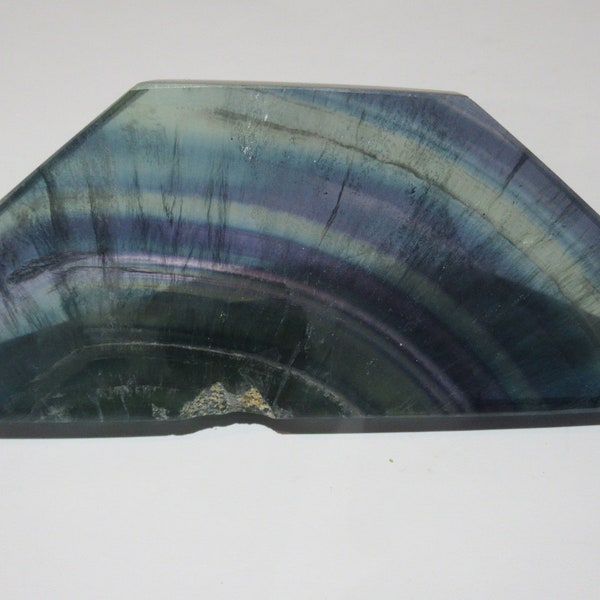 Rainbow Fluorite Polished Slice