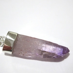 Vera Cruz Amethyst Crystal Silver Mounted Pendant