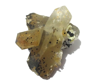 Seltener eingeschlossener namibischer Quarzcluster (mit schwarzem Turmalin)