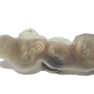 Purple Moss Agate Stalactitic Polished Slice  (India)