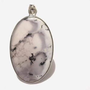 Merlinite (genuine Merlinite) Sterling Silver Pendant