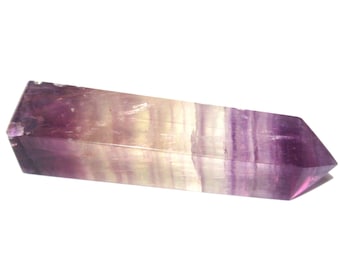 Lila Fluorit Obelisk: Polierte Kristallspitze (9.3 cm)