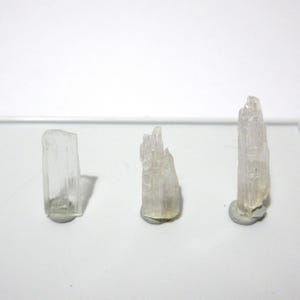 Set of 3 Hambergite Crystals (small) - VERY RARE