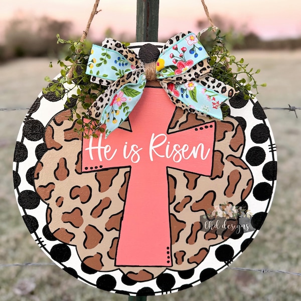 He is Risen Door Hanger