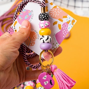 Halloween Teacher Lanyard: Pumpkin Ghost Badge Holder