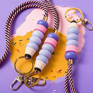 Pencil Lanyard, Teacher Lanyard, Lanyard for Keys or ID Badge, Back To School Lanyard, Teacher Appreciation Gift Holder, Purple Cute Lanyard