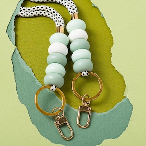 Beaded Lanyard: Teacher ID Badge Holder