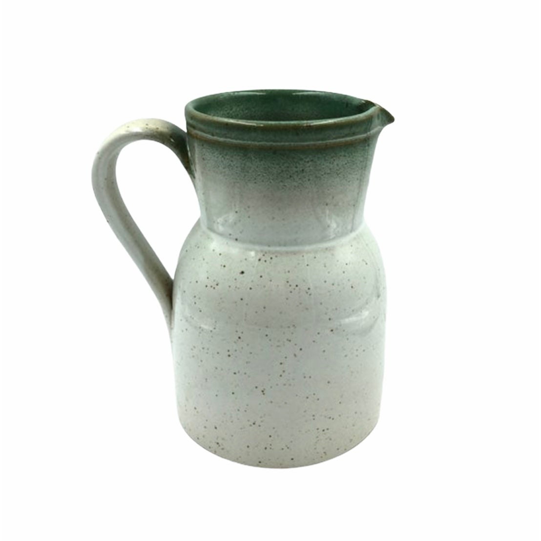 Cruche en Céramique. Pichet Gris et Vert Vintage. Carafe d'eau. Poterie Faite à La Main. Pichet Cruc