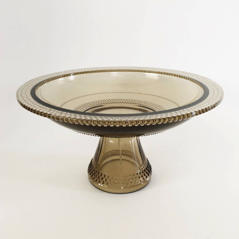 White Mirror Cake Stand Display Kitchen Dining Room Shop Vintage