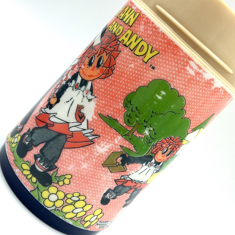 Vintage Aladdin Thermos. Raggedy Ann and Andy. Thermos Bottle. Etsy