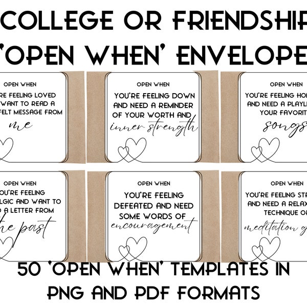 Open when envelopes college. Open when letters. Printable open when letter labels. Open when envelopes college. Open when envelopes family.