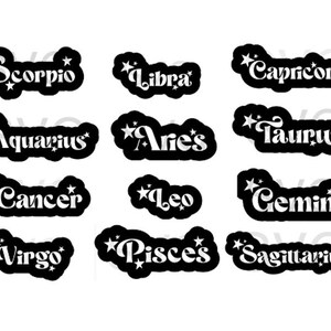 Signe du zodiaque bundle svg. signes du zodiaque