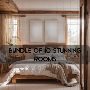 Rustic luxury farmhouse frame mock up bundle. Modern mock ups. Frame mock ups. Wall art mockup png. Romantic Bedroom art mockups.