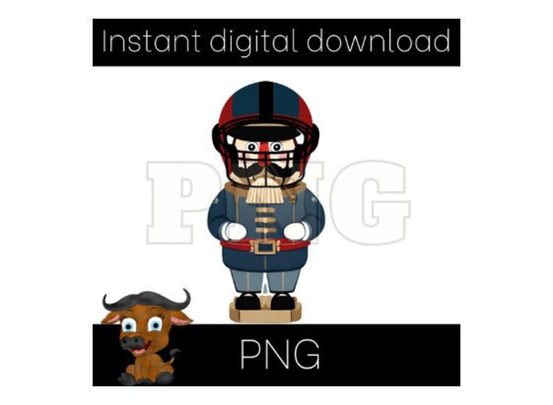 Lineman Nutcracker Png. Football Nutcracker Clipart. Football Etsy