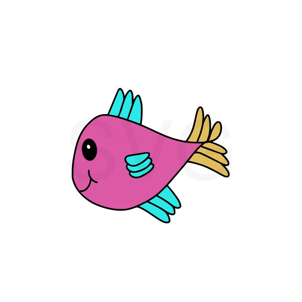 Buy Fish Svg. Fish Png. Fish Clipart. Fish Cartoon. Online in India - Etsy