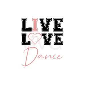 Danza SVG. Vive el amor baila SVG. Deportes SVG. Mamá bailarina. Baila papá. Padre de baile. Calcomanía de coche de baile.