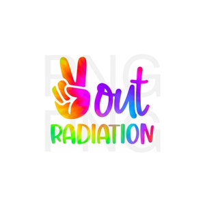 Kanker SVG Peace out straling SVG direct downloaden