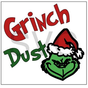 Grinch Dust Printable Png. Grinch Dust Bag Topper. Christmas - Etsy Canada