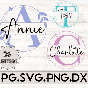 Monograma dividido svg. Letras de monograma svg. Apellido svg. Letra dividida svg. Paquete svg monograma. Llavero redondo svg. Monograma circular dxf.