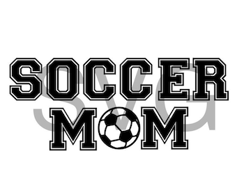 Soccer mom svg  Soccer car decal svg- Cut File - Silhouette - Cricut - Digital Download