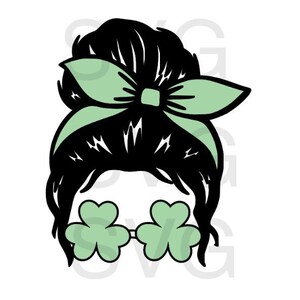 Bolo bagunçado SVG. Pão bagunçado Dia de São Patrício svg. fique em casa mãe SVG mãe vida svg mãe svg