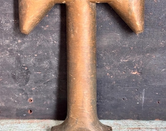 Vintage Gilded letter  /  Wooden Marquee Initial - Reclaimed Industrial Advertising Salvage