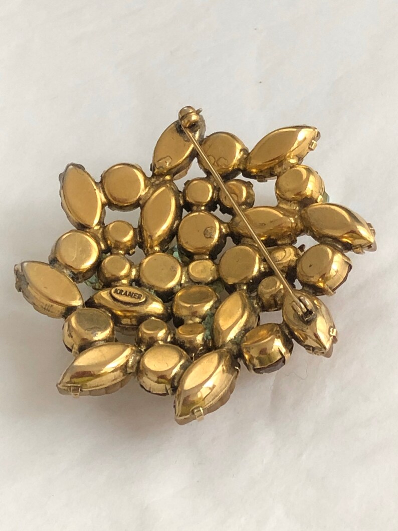 Kramer brooch Etsy