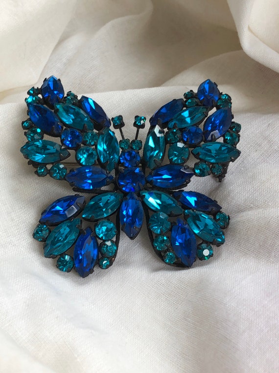 Regency butterfly brooch - huge - gorgeous