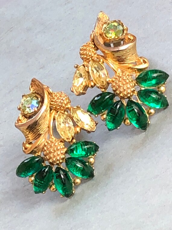 Schiaparelli clip earrings