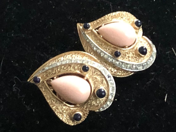Trifari earrings - rare & gorgeous