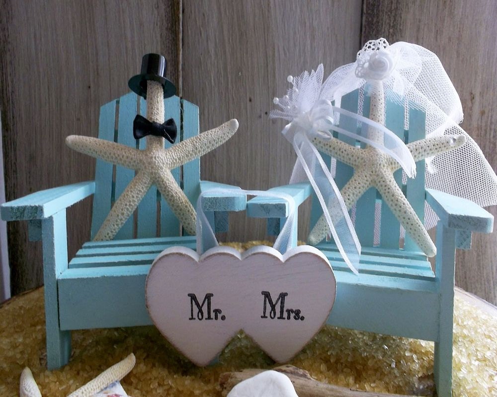 Unique Beach Chair Wedding Topper for Simple Design