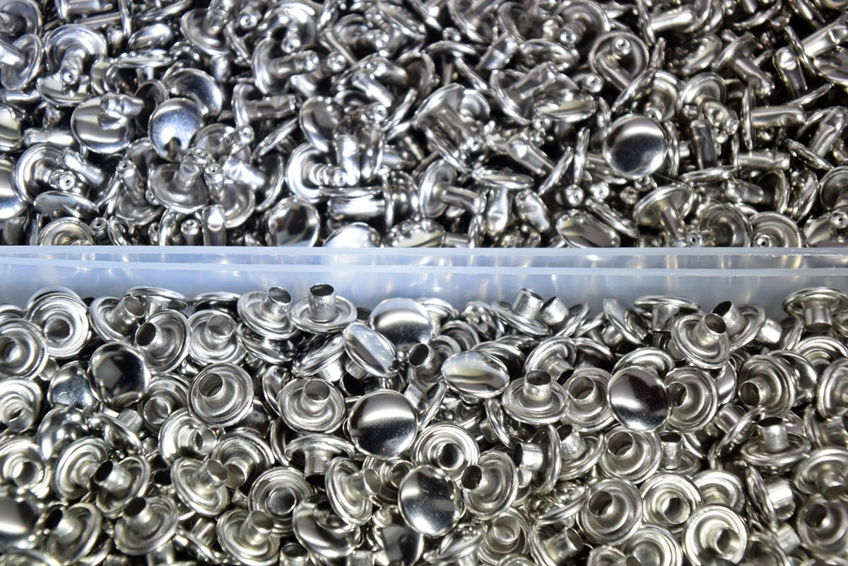 Stainless Steel Rivets Double Cap Rivets Rivets for Leather Etsy Canada