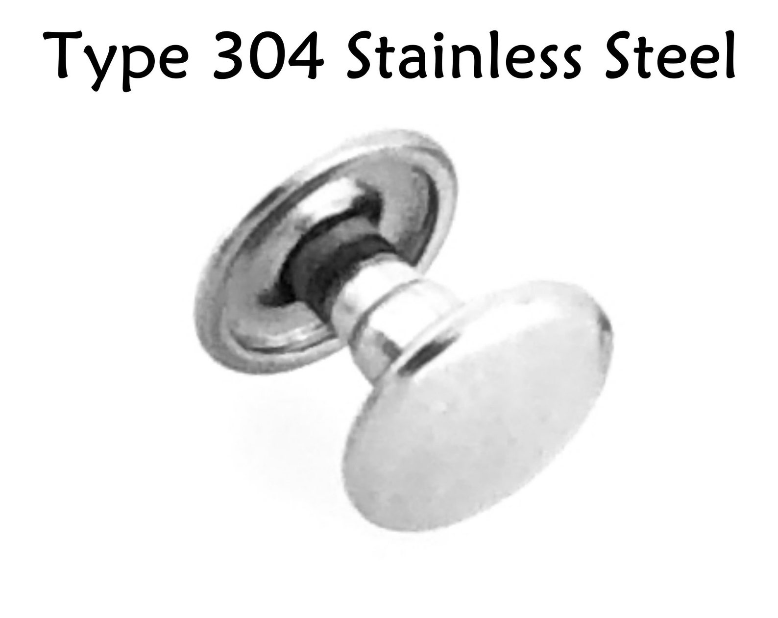 Stainless Steel Rivets Double Cap Rivets Rivets for Leather Etsy
