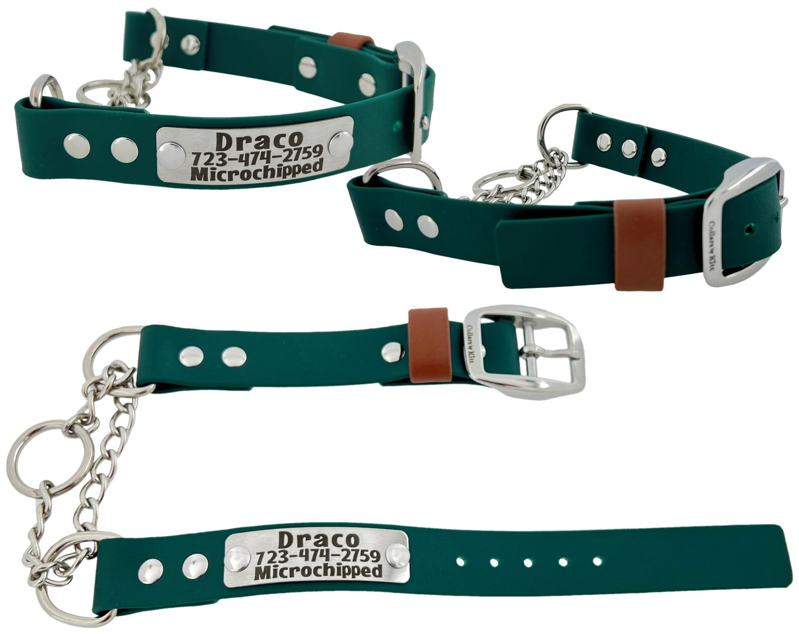 Biothane Martingale 100 Stainless Steel on Biothane Etsy