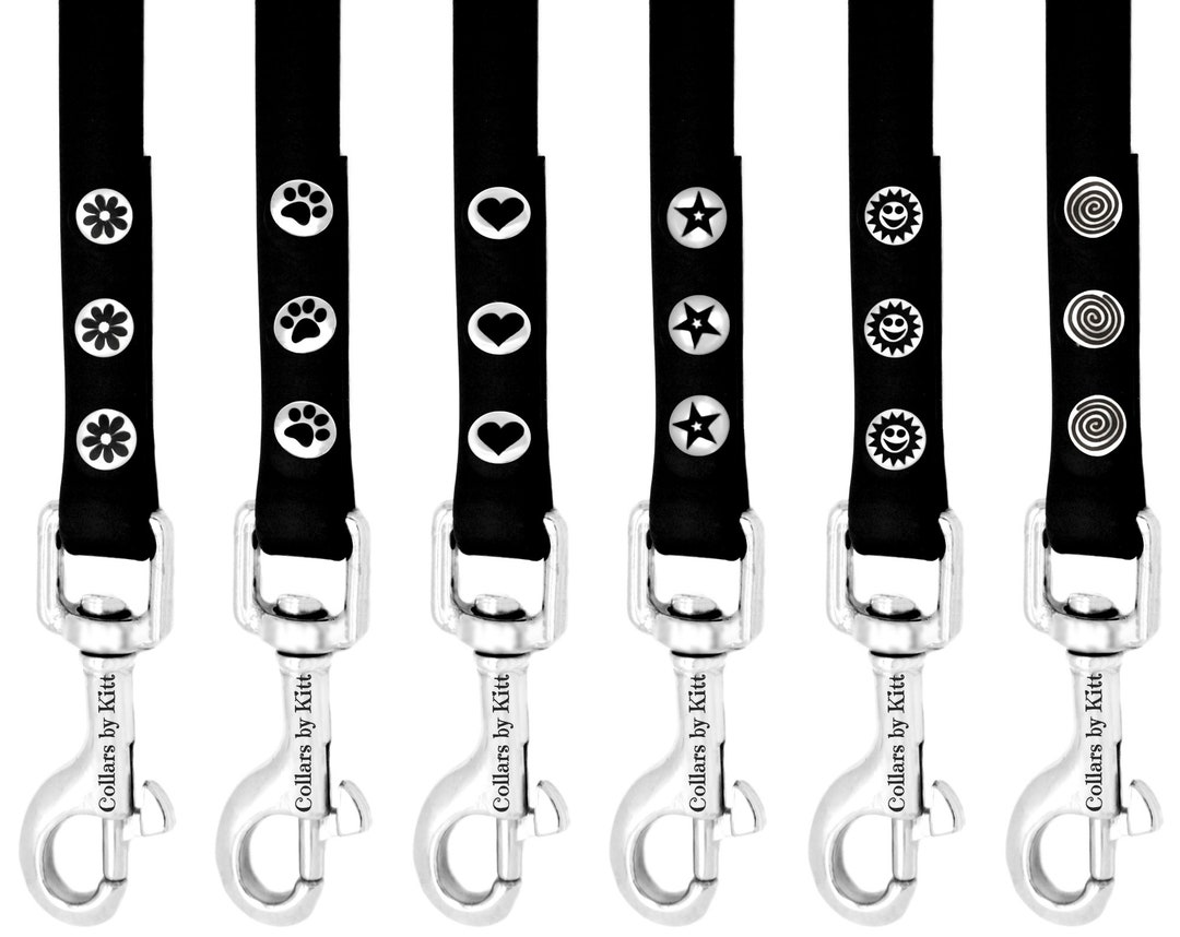 Add on ~ Add Stainless Steel ENGRAVED Rivets to Your Leash. Hearts or ...