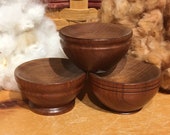Hand-Turned Wooden Tahkli Bowl - Cherry Wood