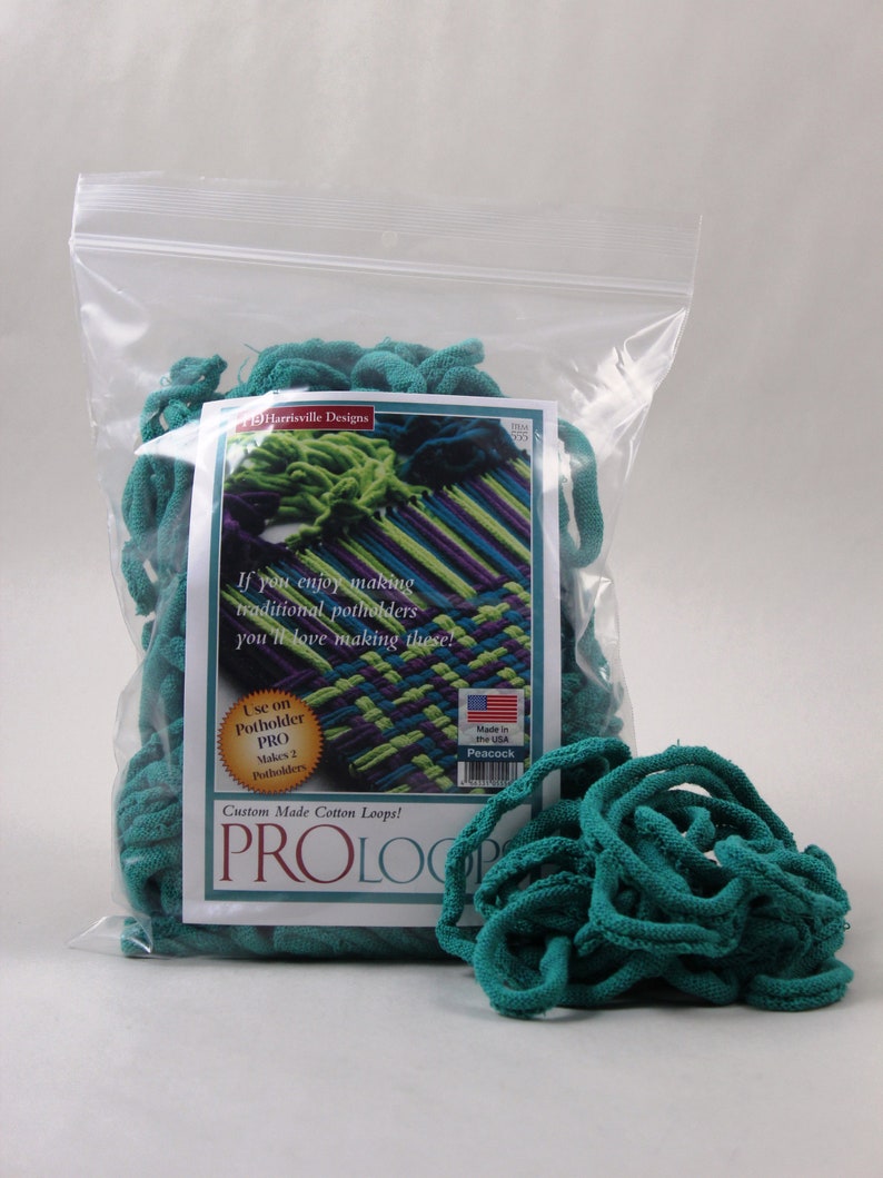 Pro Size Cotton Loops for Potholder Loom Peacock Etsy