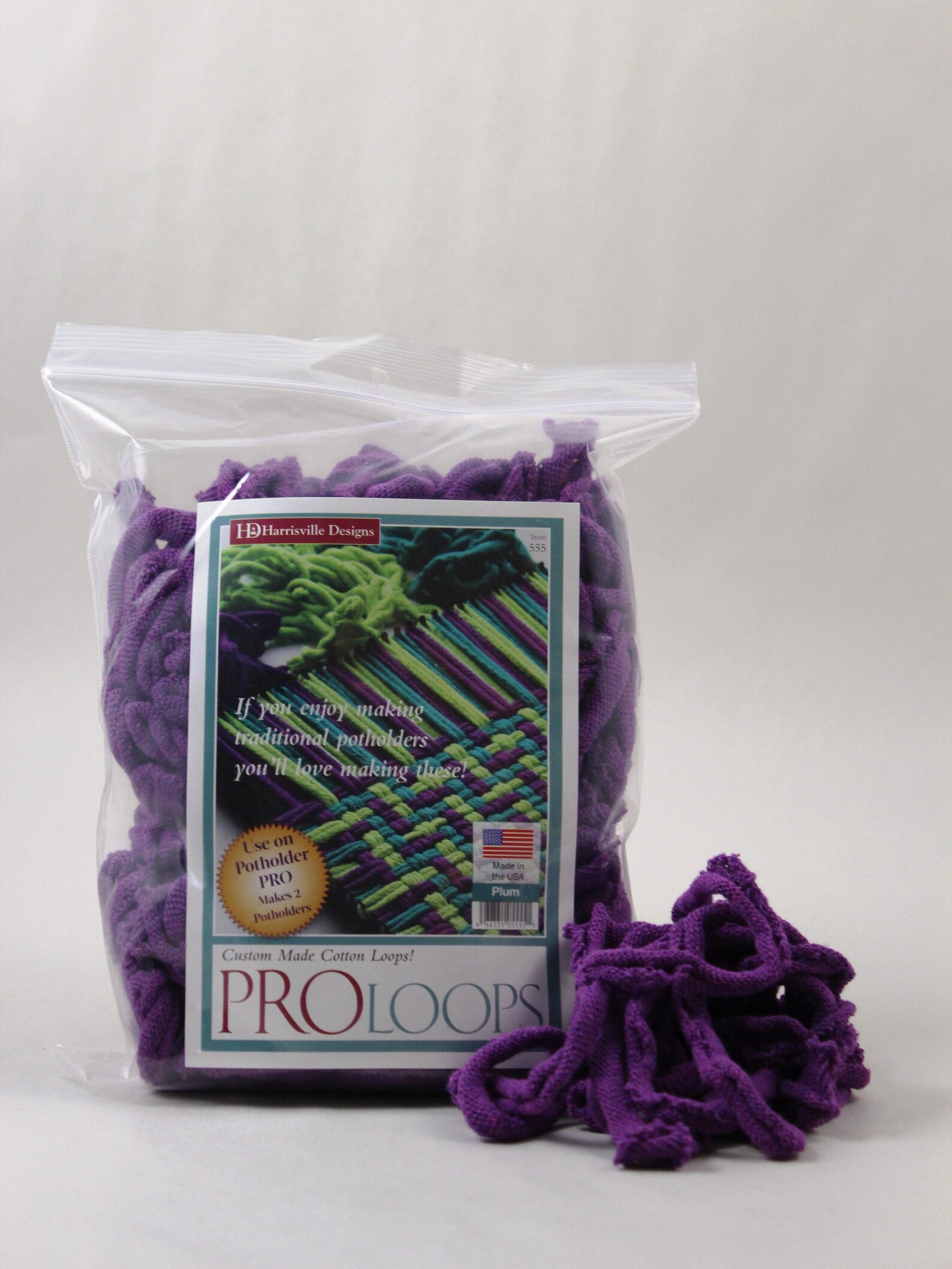 Pro Size Cotton Loops for Potholder Loom Plum Etsy