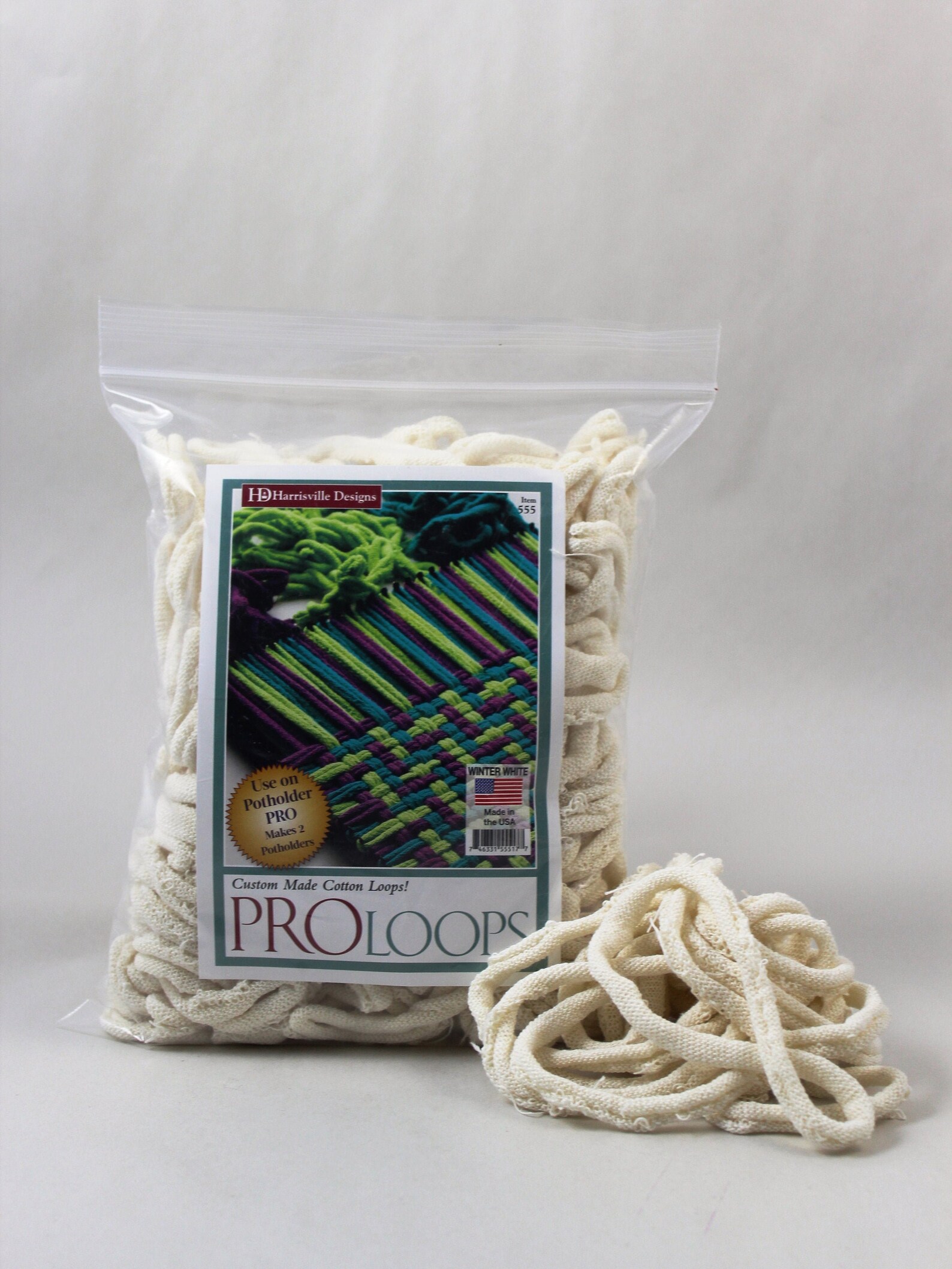 Pro Size Cotton Loops for Potholder Loom Winter White Etsy