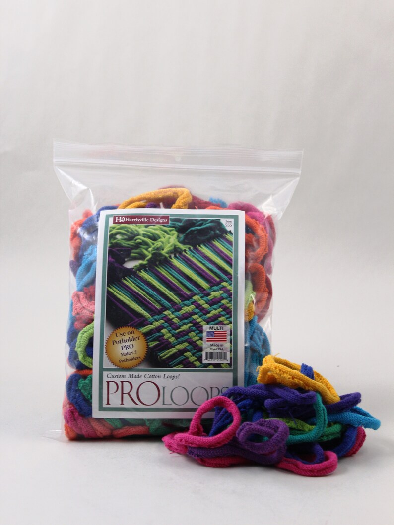 Pro Size Cotton Loops for Potholder Loom Multi Etsy