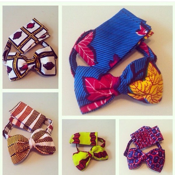 Ankara Bow Ties