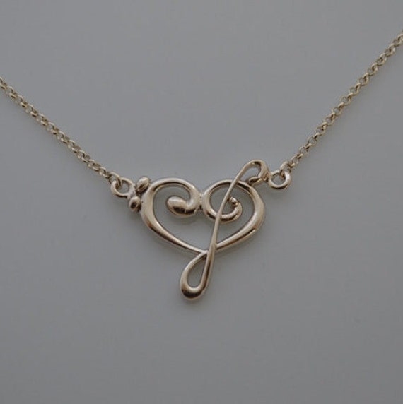 collier argent clé de sol collier argent clé de sol