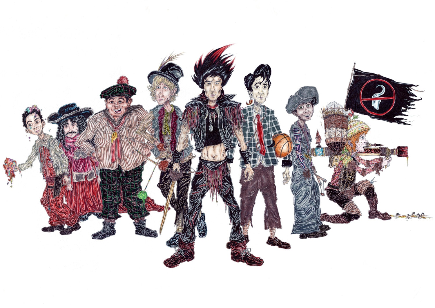 The Lost Boys From Steven Spielberg's 'hook' (1991) - Illustration